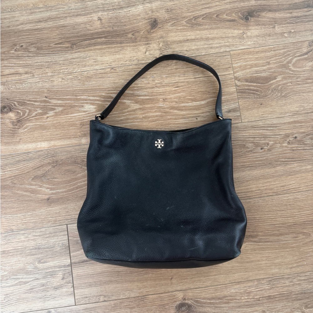 Tory Burch Black Leather Shoulder Bag